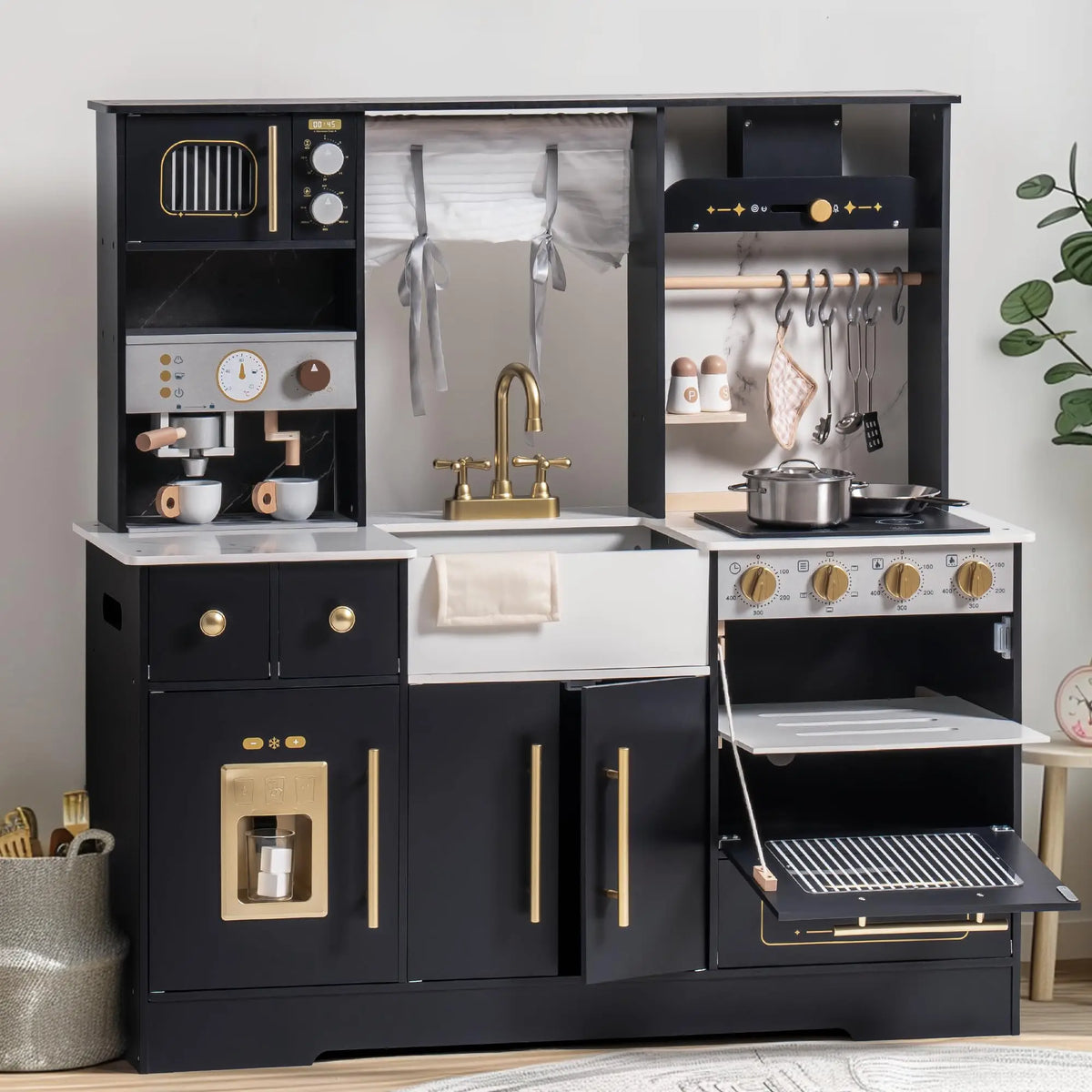 Cuisine enfant en bois avec accessoires réalistes Lilla Kids