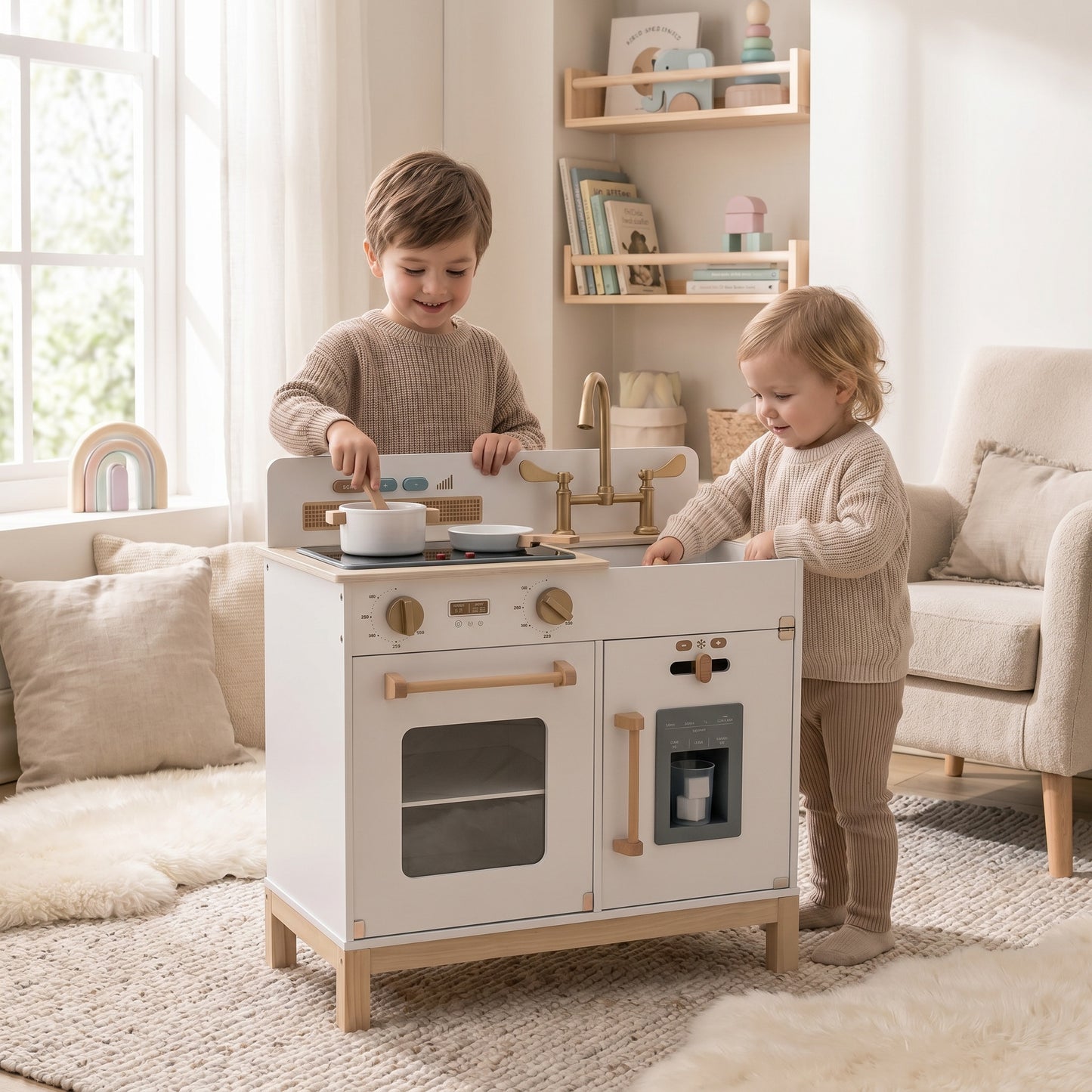 Mini Cuisine Montessori en Bois