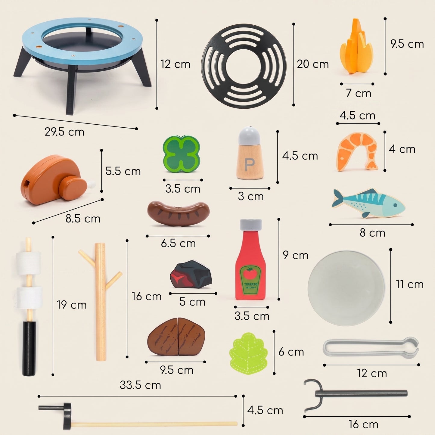 Barbecue Montessori en Bois
