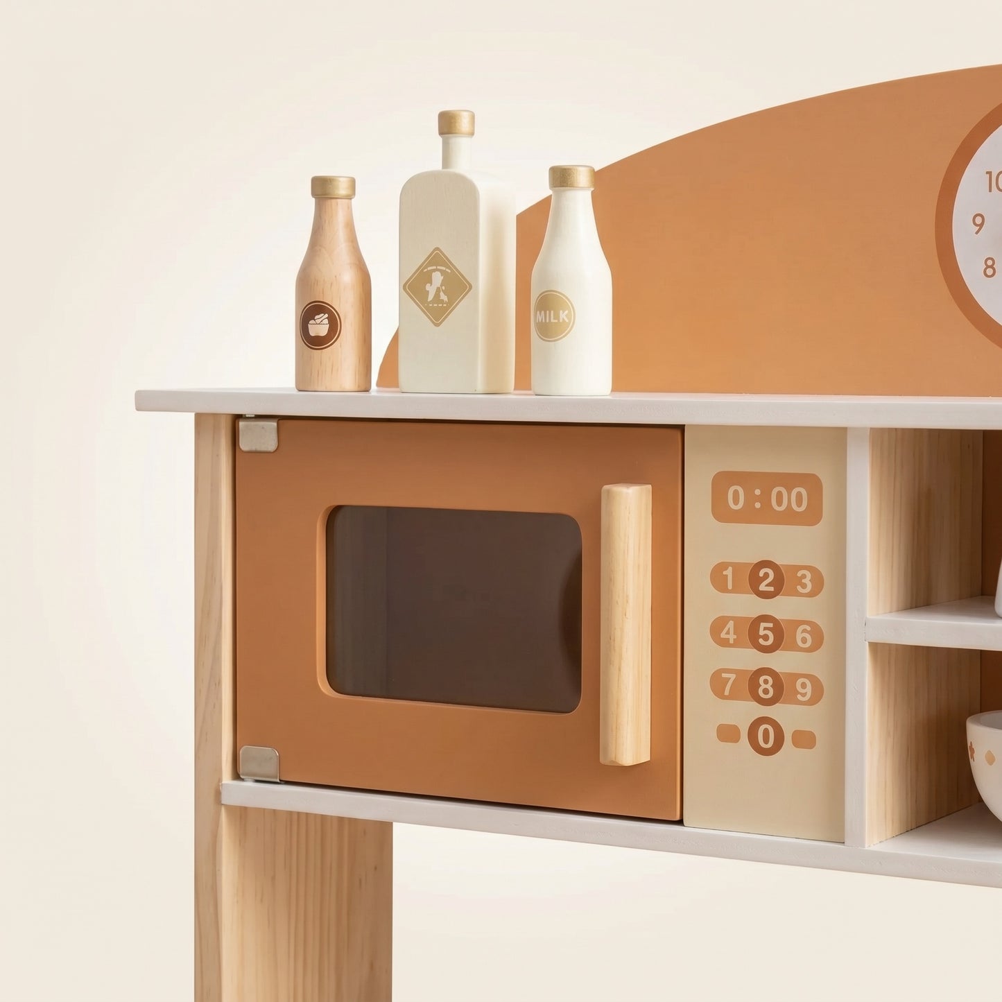 Meuble Montessori d’Imitation en Bois Multifonction pour Enfant