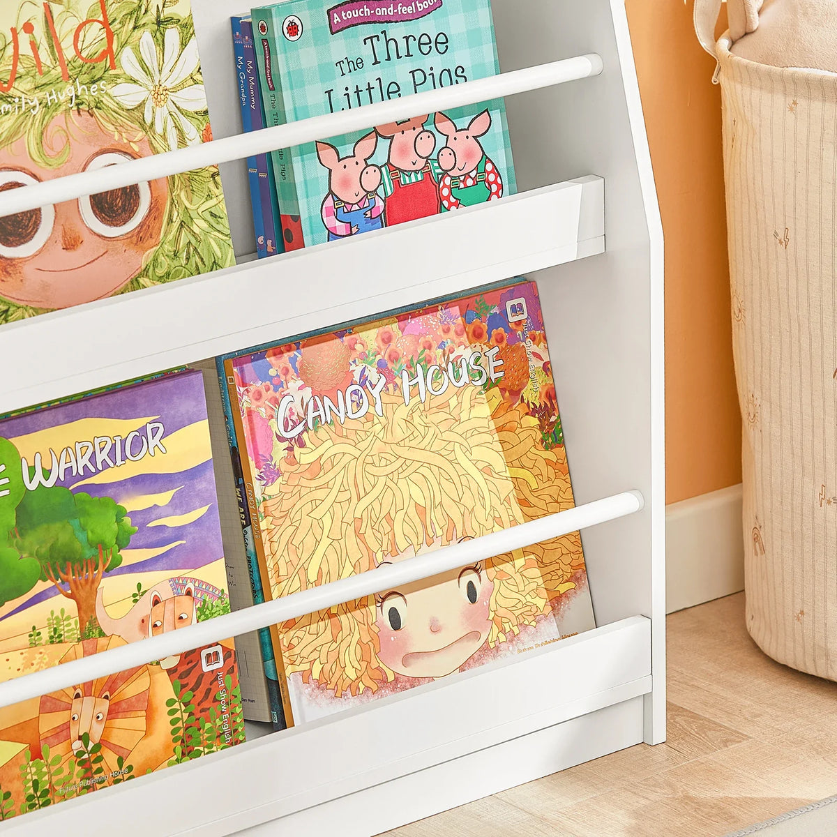 Étagère murale enfant 3 niveaux blanche Lilla Kids