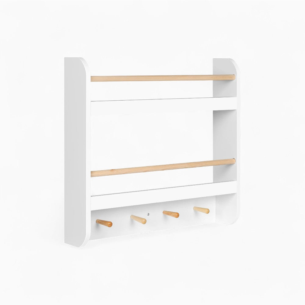 Étagère murale enfant blanc et bois clair Tilda Kids