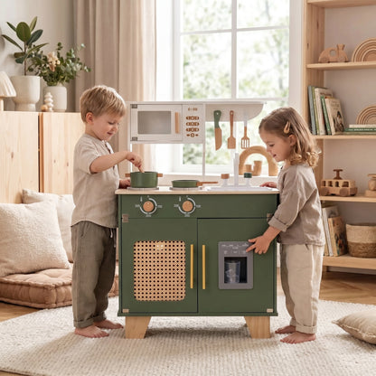 Meuble Montessori d’Imitation en Bois pour Cuisine et Maison
