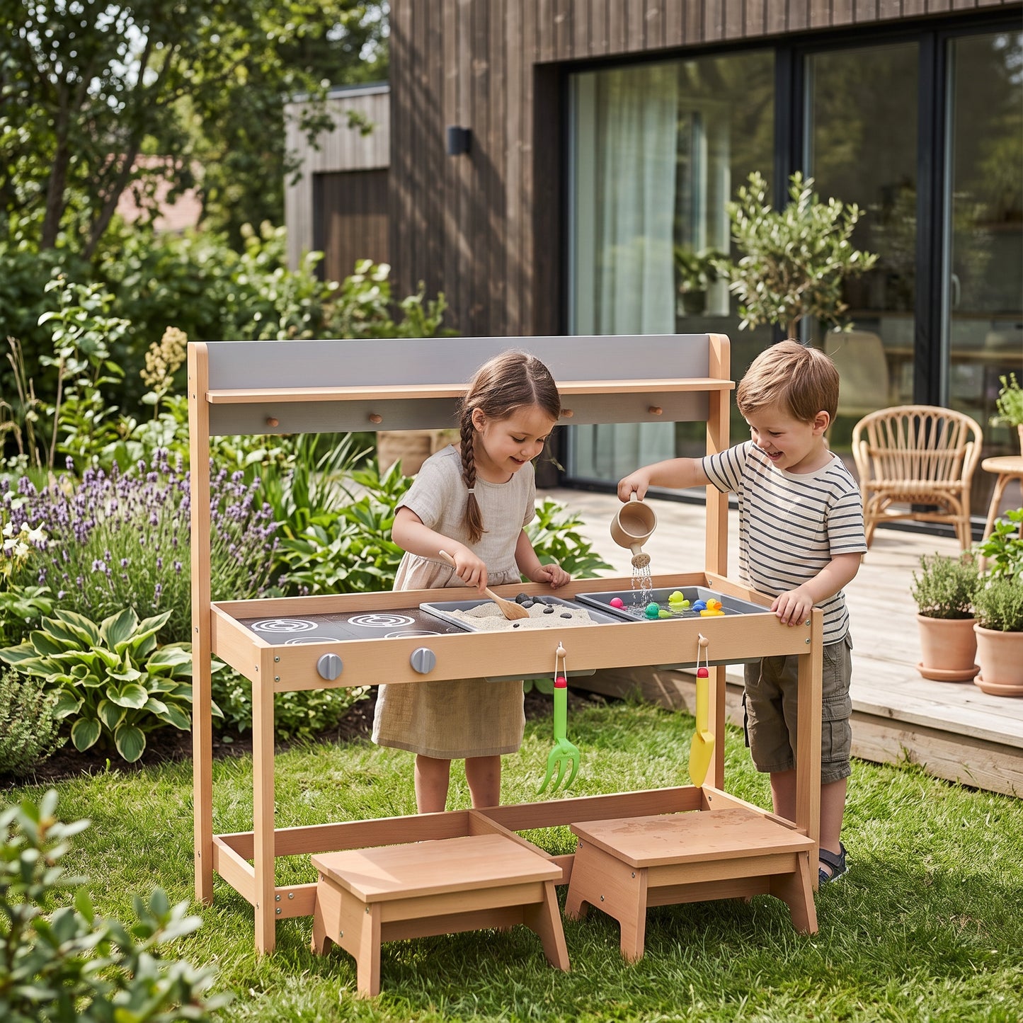 Cuisine extérieure Montessori
