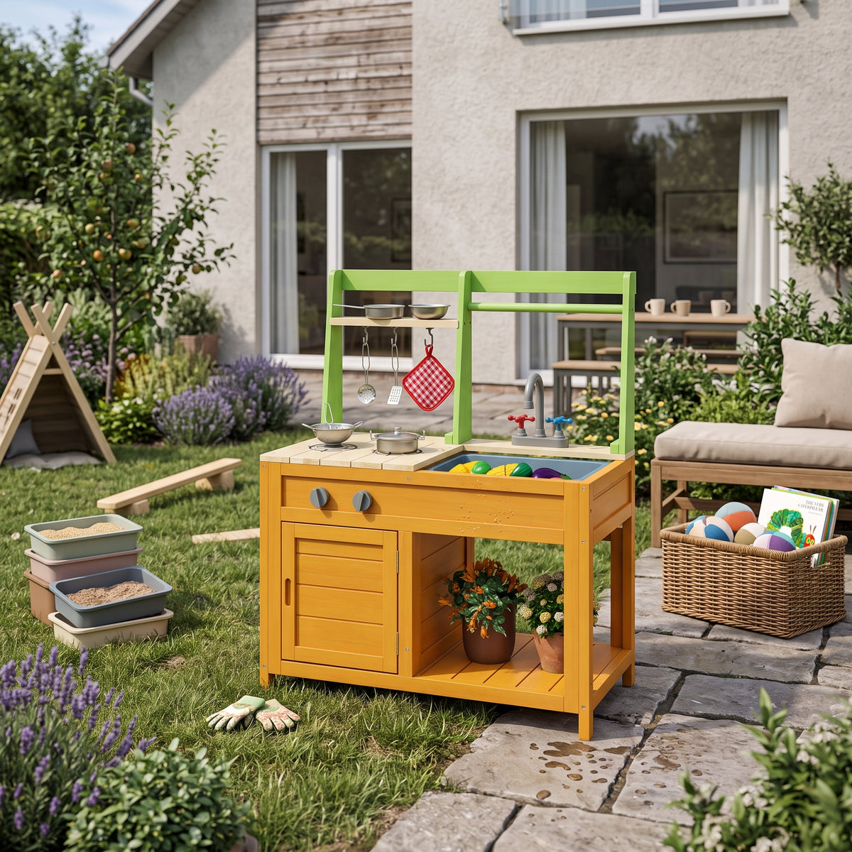 Cuisine d'extérieur Montessori