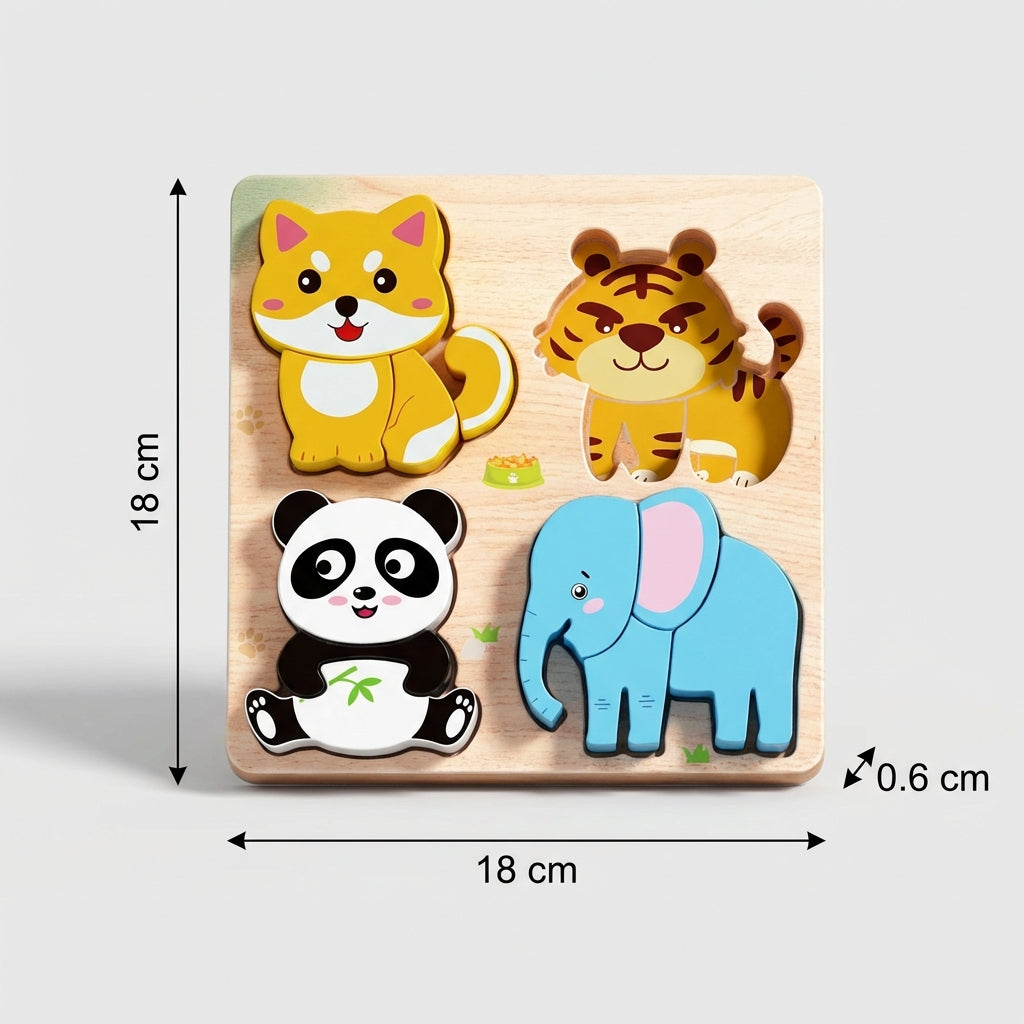 Puzzles Montessori en Bois