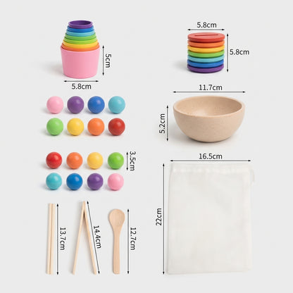 Set Montessori de Tri et de Comptage Montessori