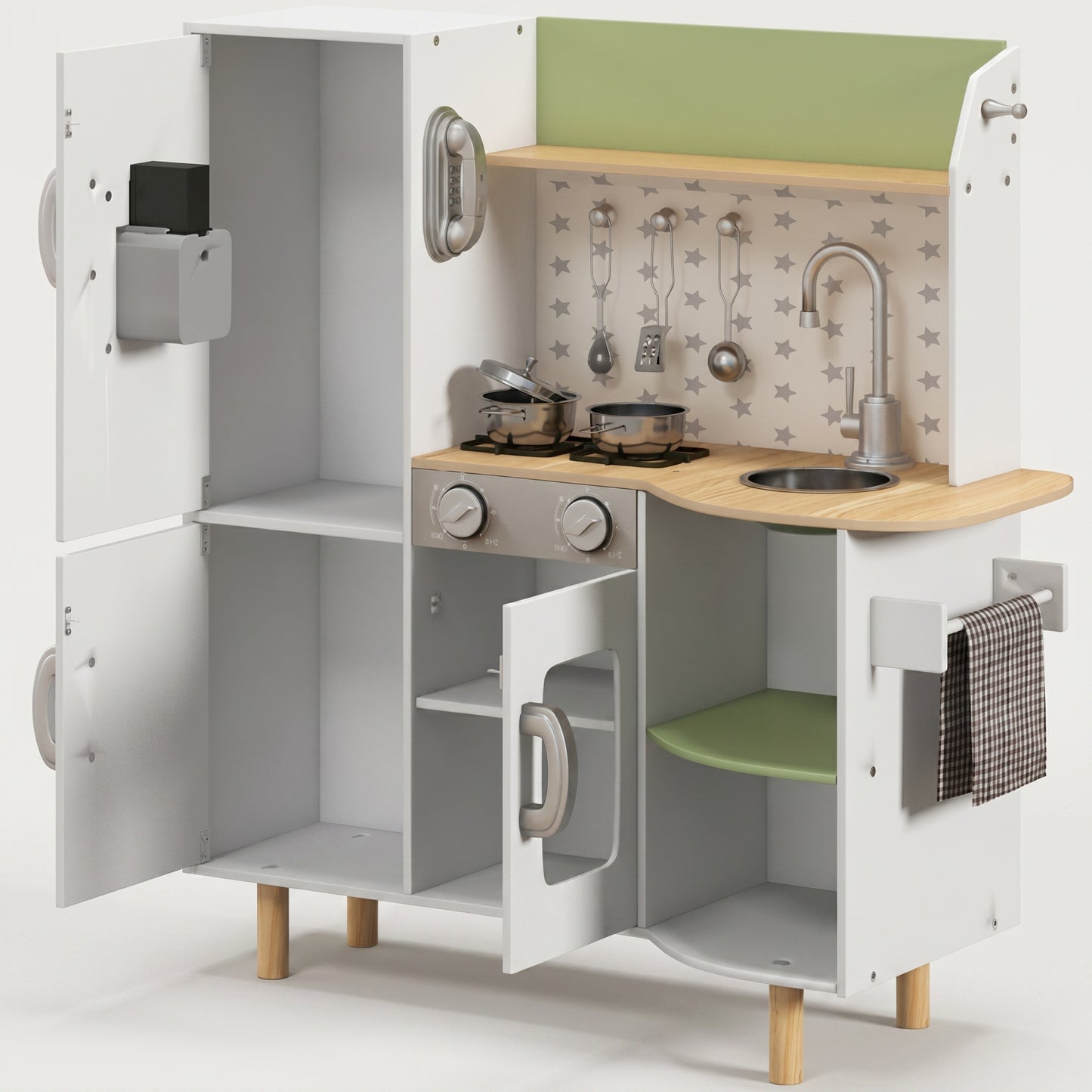 Cuisine Montessori en Bois