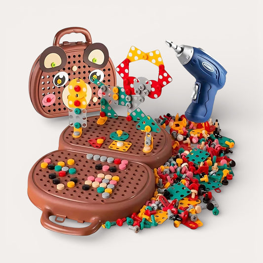 Ensemble de perçage Montessori pour mosaïques