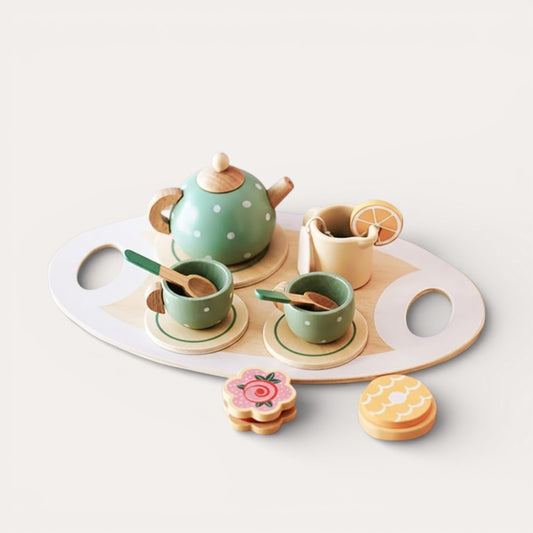 Service à Thé en Bois Montessori