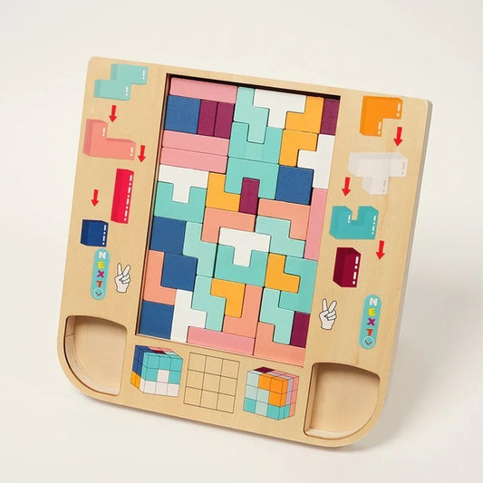 Tetris Montessori en bois