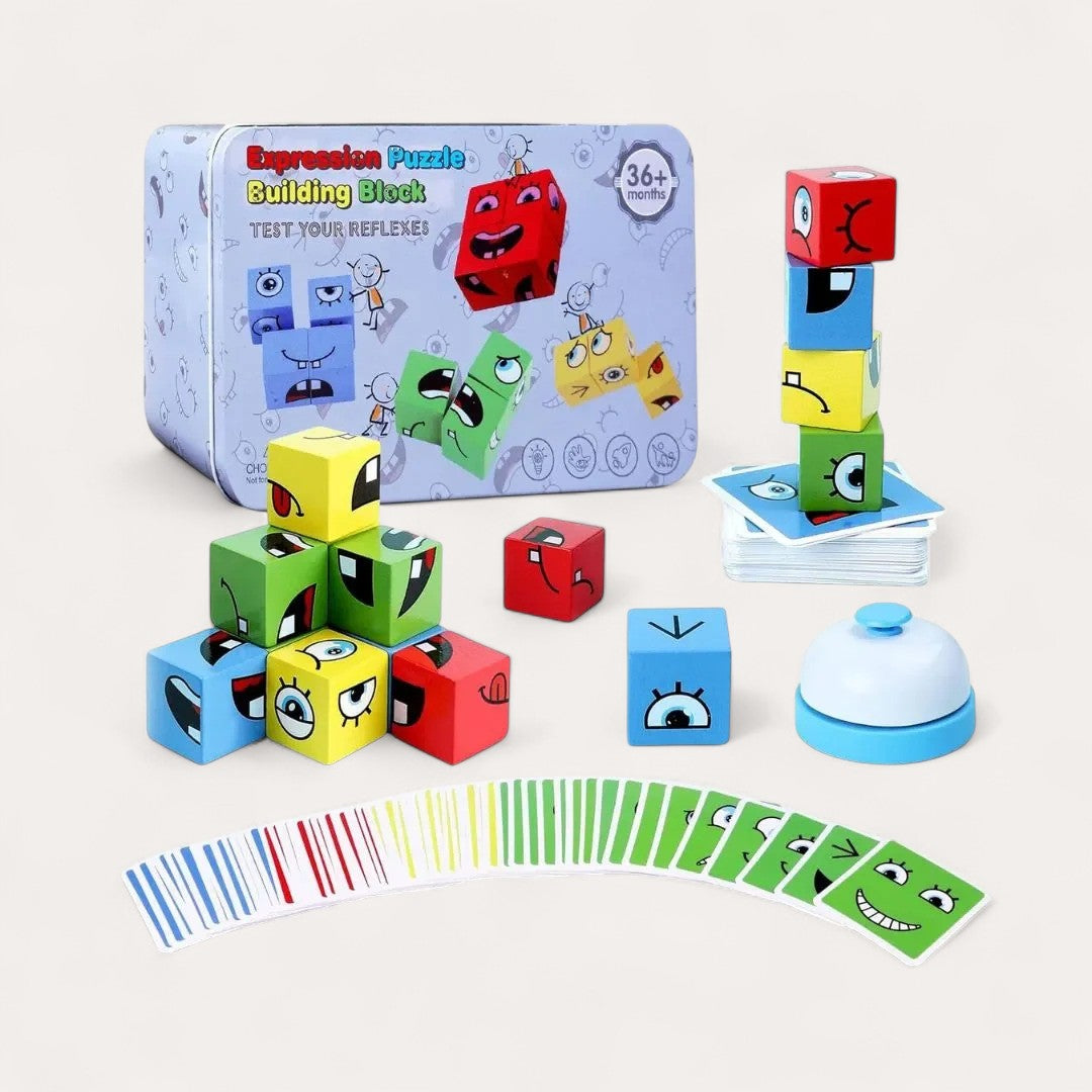 Puzzle Montessori d'expression pour les tout-petits