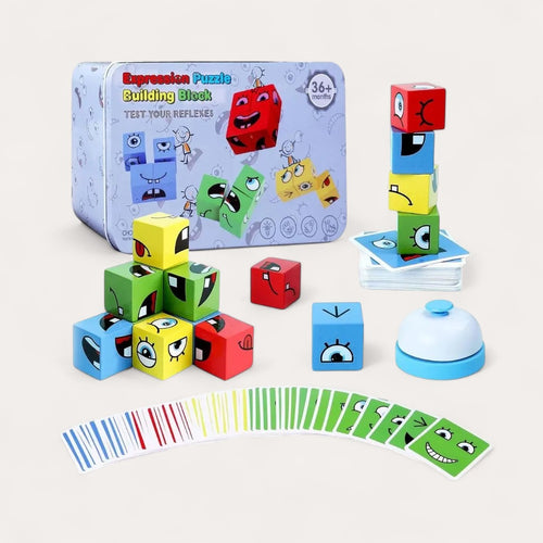 Puzzle Montessori d'expression pour les tout-petits
