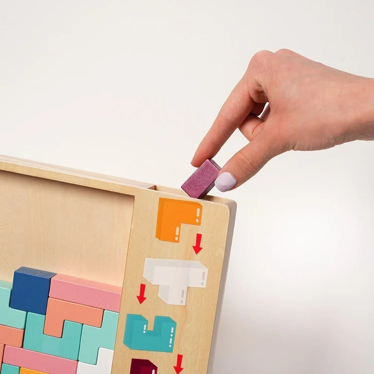 Tetris Montessori en bois