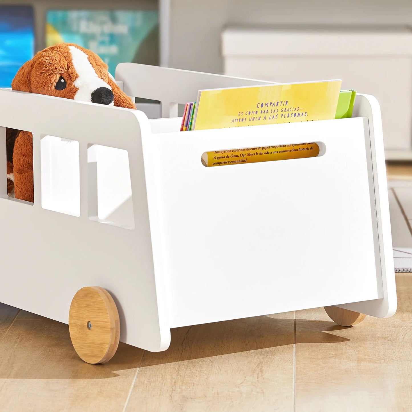 Coffre à Jouets Bus Montessori