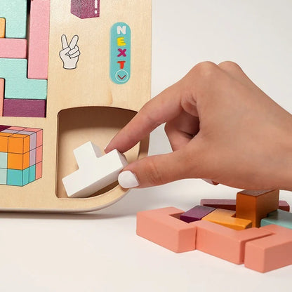 Tetris Montessori en bois