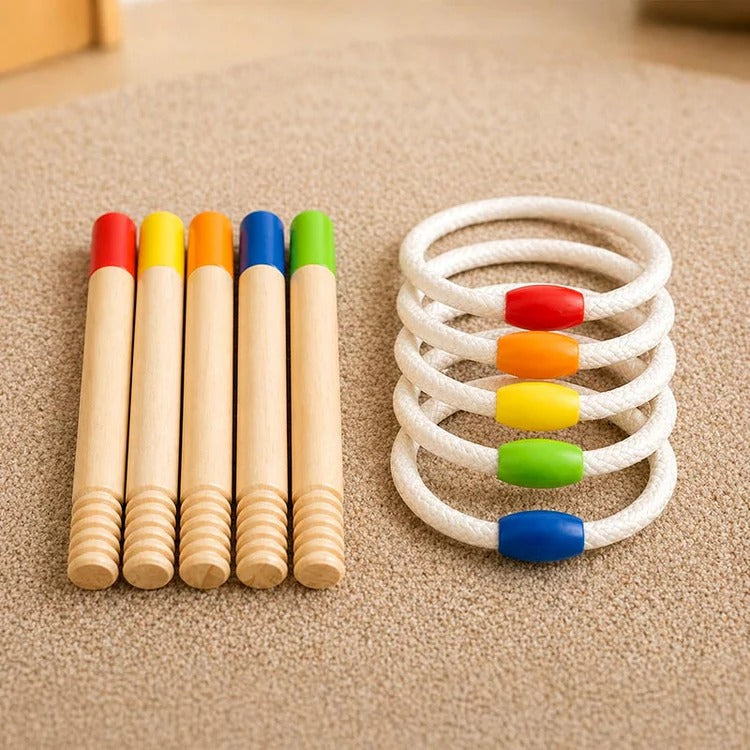 Défi de Lancer d'anneaux Montessori