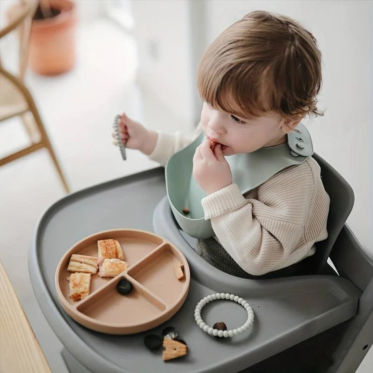 Ensemble de Vaisselle Montessori en Silicone pour bébé