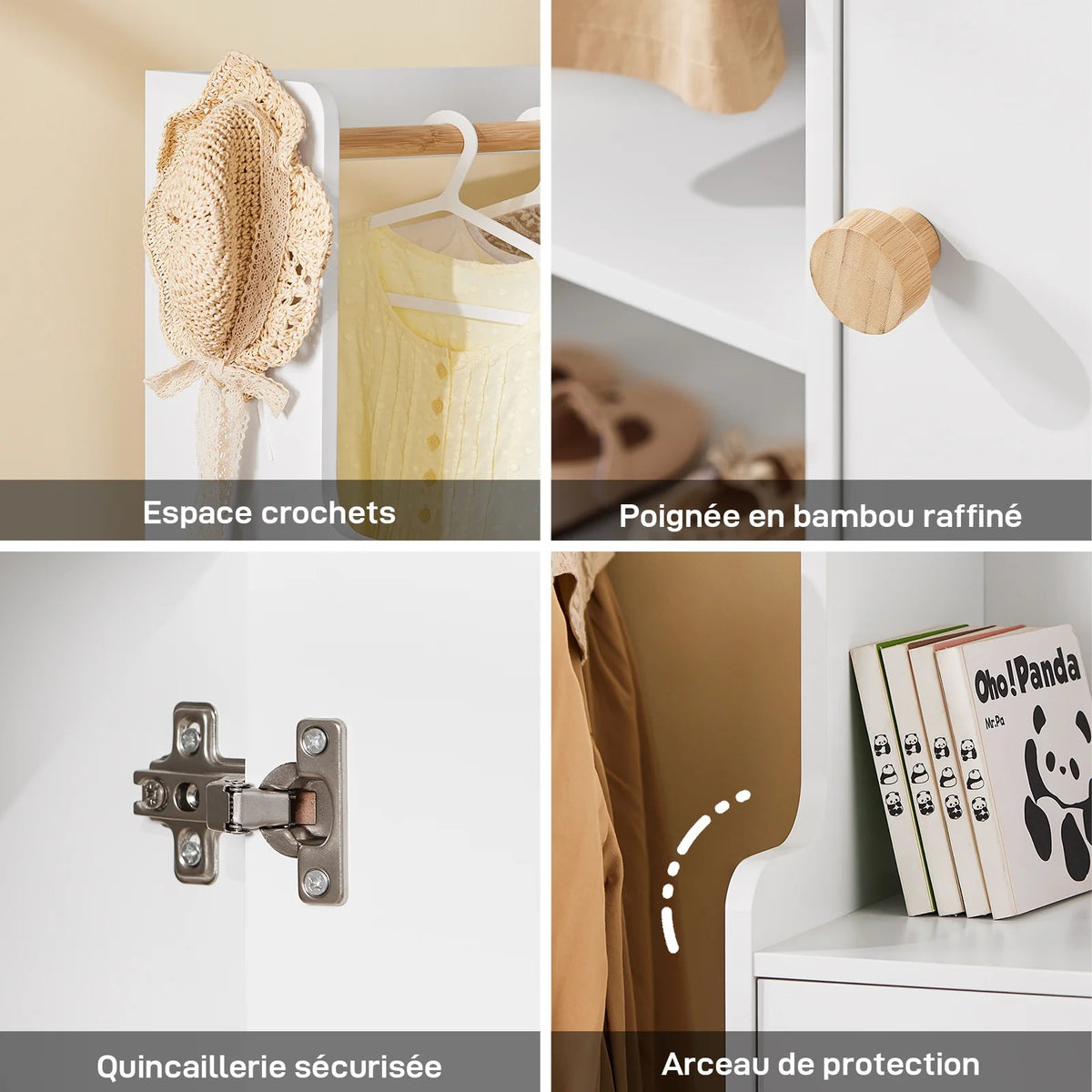 Armoire Vestiaire Montessori Enfant