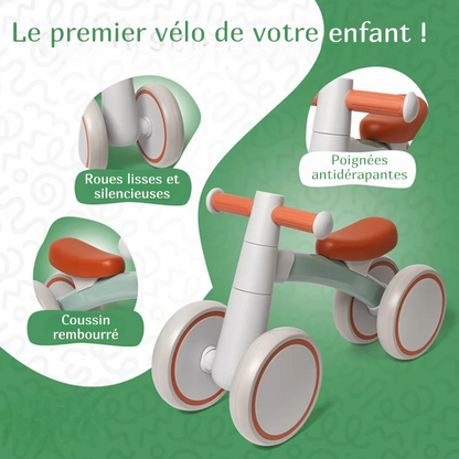 Vélo d'équilibre Montessori pour bébé