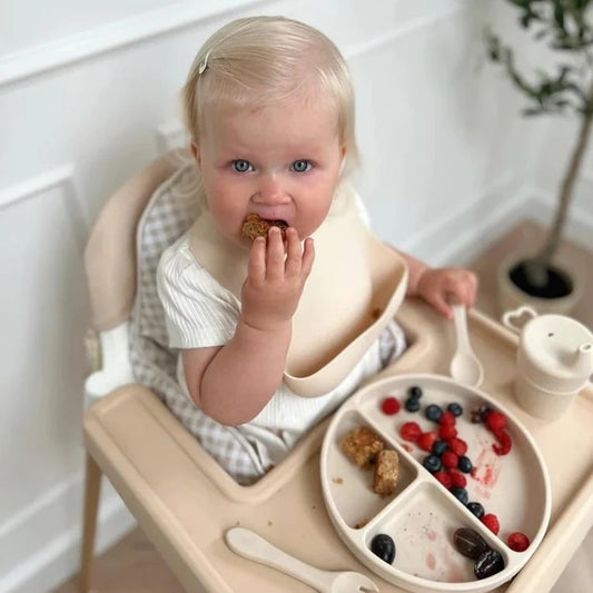 Ensemble de Vaisselle Montessori en Silicone pour bébé