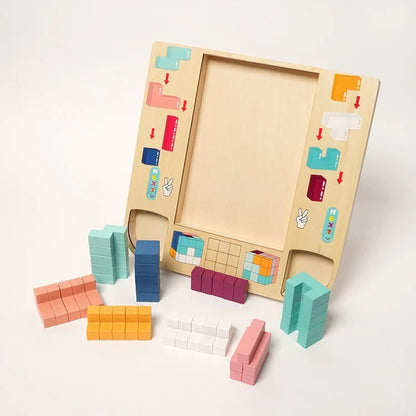Tetris Montessori en bois
