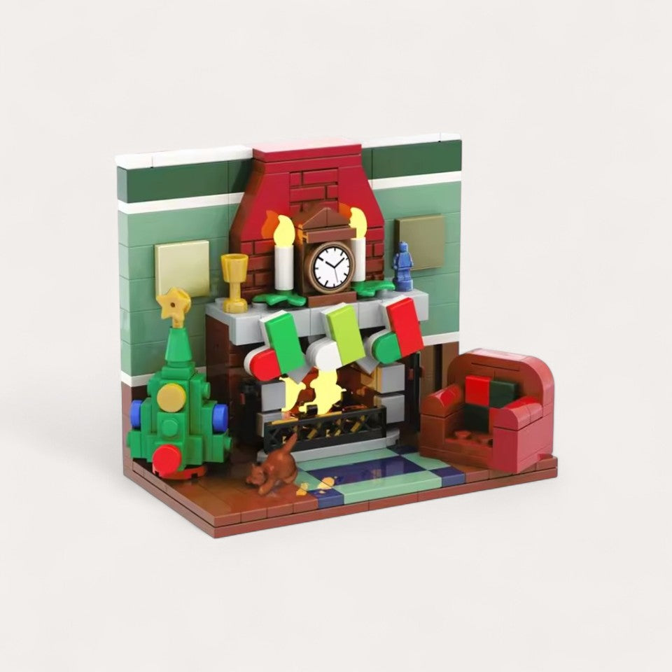 Jeux construction de Noël Montessori