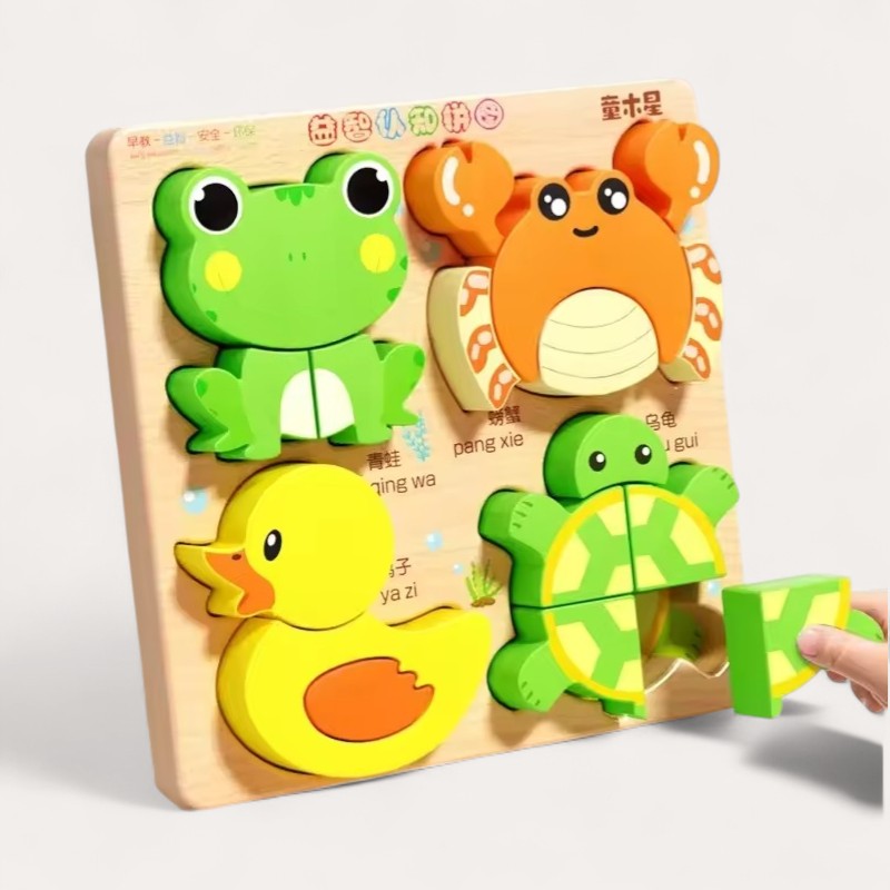 Puzzles Montessori en Bois