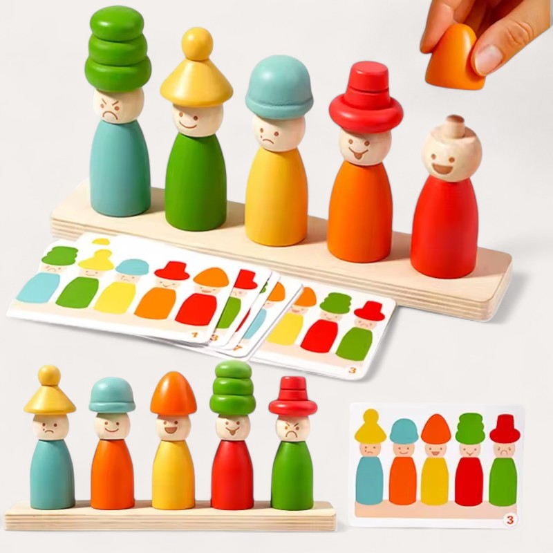 Jouet de tri Montessori