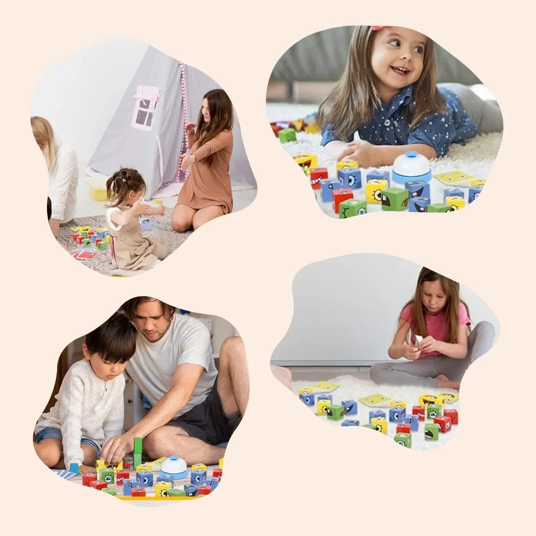 Puzzle Montessori d'expression pour les tout-petits