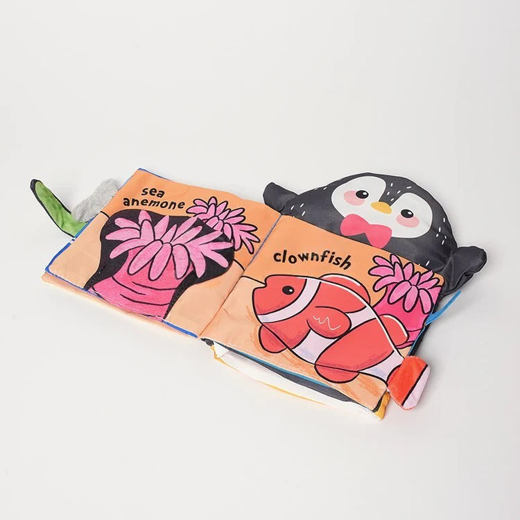 Livre en tissu pour bébé Montessori