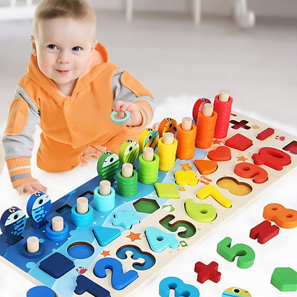 Jeu de Pêche et Formes Montessori