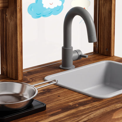 Cuisine Montessori en Bois avec Évier