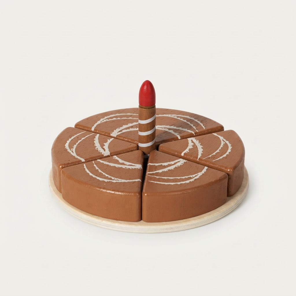 Gâteau d’Anniversaire Montessori en Bois