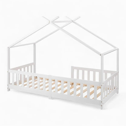 Lit cabane blanc en bois pour enfant Tilda Kids