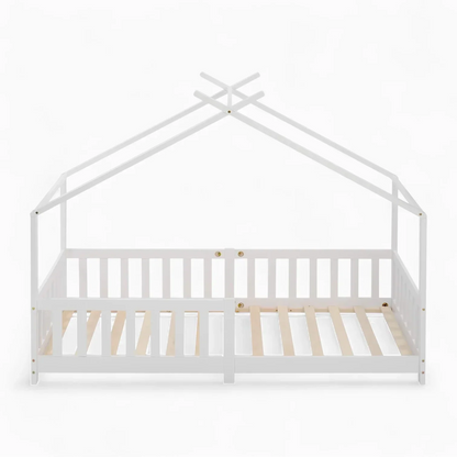 Lit cabane blanc en bois pour enfant Tilda Kids