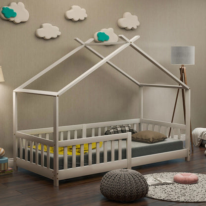 Lit cabane blanc en bois pour enfant Tilda Kids