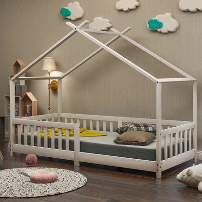 Lit cabane blanc en bois pour enfant Tilda Kids