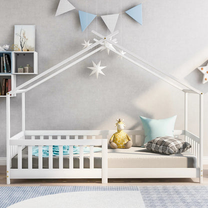 Lit cabane blanc en bois pour enfant Tilda Kids