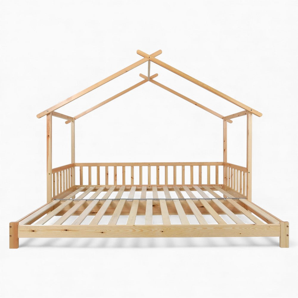Lit cabane enfant en bois dépliable Tilda Kids