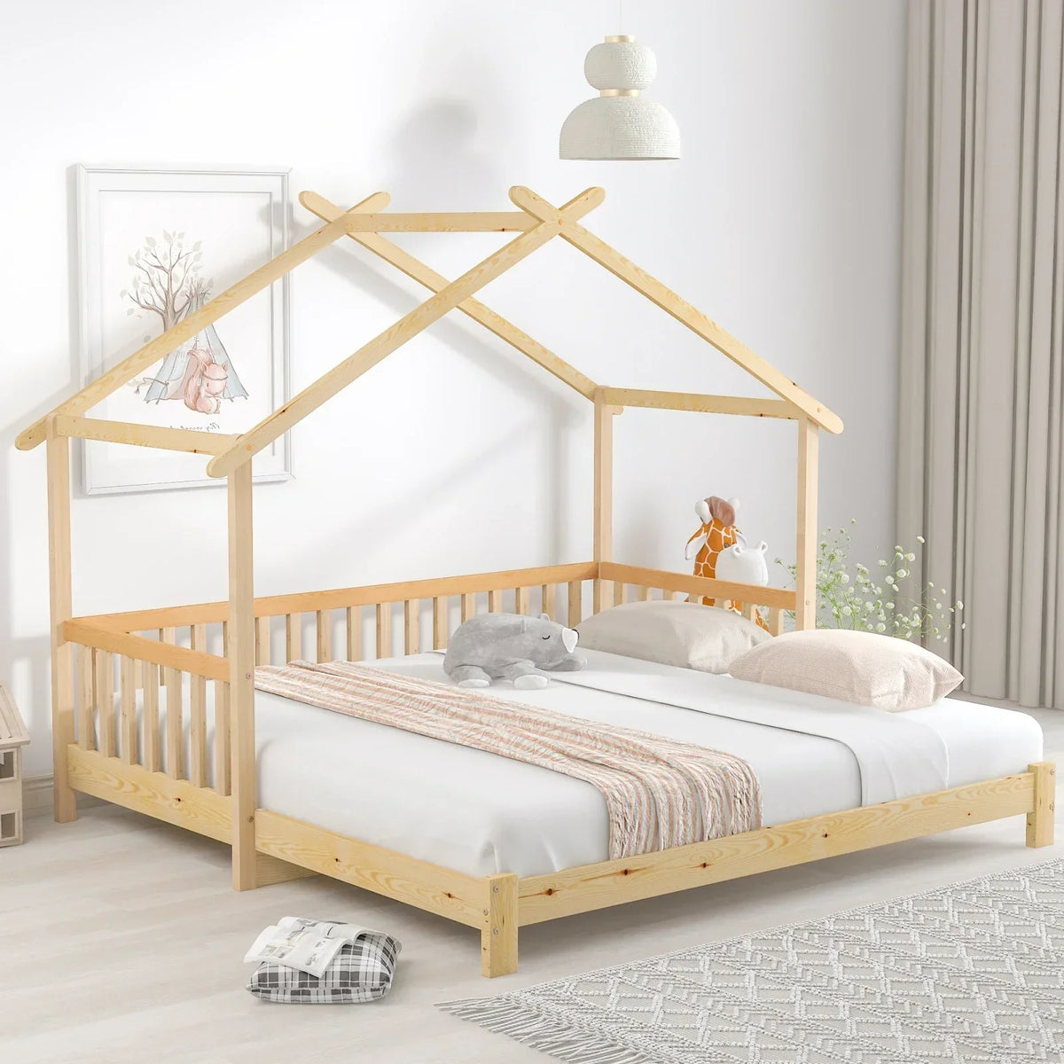 Lit cabane enfant en bois dépliable Tilda Kids