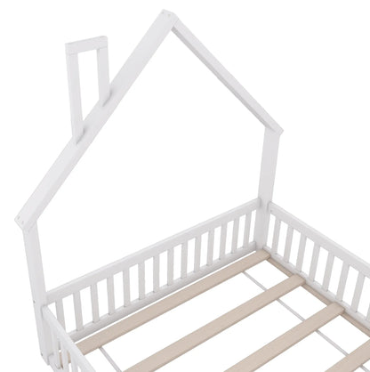 Lit enfant rembourré forme cheminée 140x200 Lilla Kids