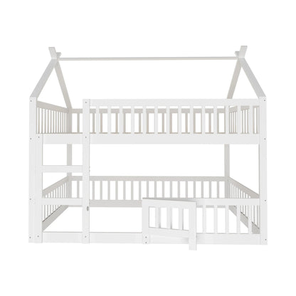 Lit mezzanine familial avec escalier de rangement Lilla Kids