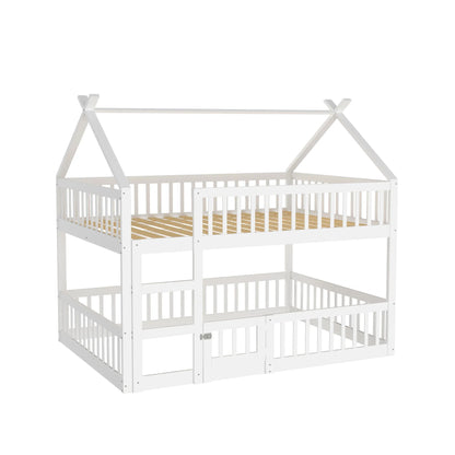Lit mezzanine familial avec escalier de rangement Lilla Kids