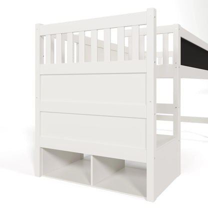 Lit superposé avec tableau blanc intégré 90x200 Lilla Kids