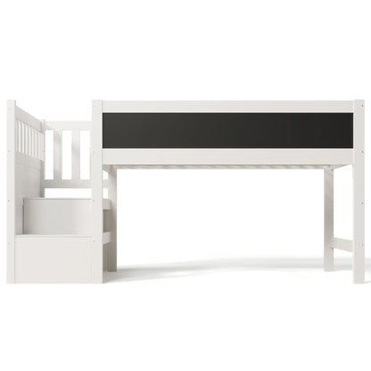 Lit superposé avec tableau blanc intégré 90x200 Lilla Kids