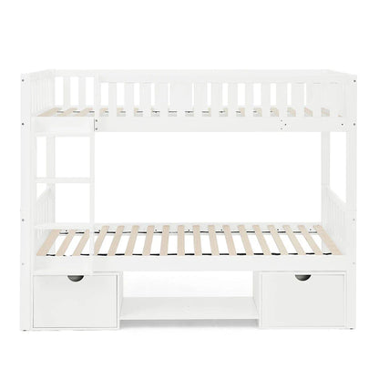 Lit superposé séparable en pin massif 90x200 Lilla Kids