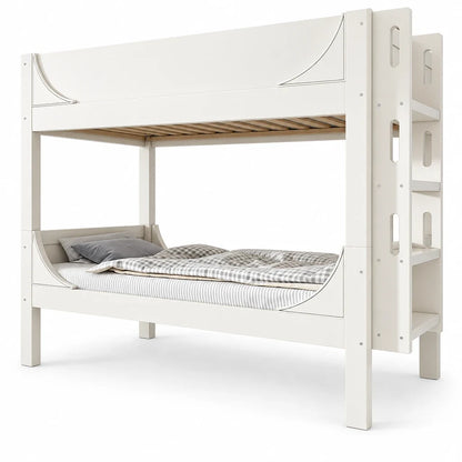Lit superposé séparable forme luge étagère 90x200 Lilla Kids