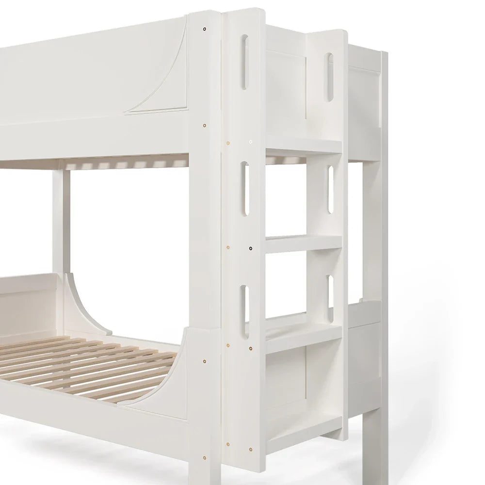 Lit superposé séparable forme luge étagère 90x200 Lilla Kids