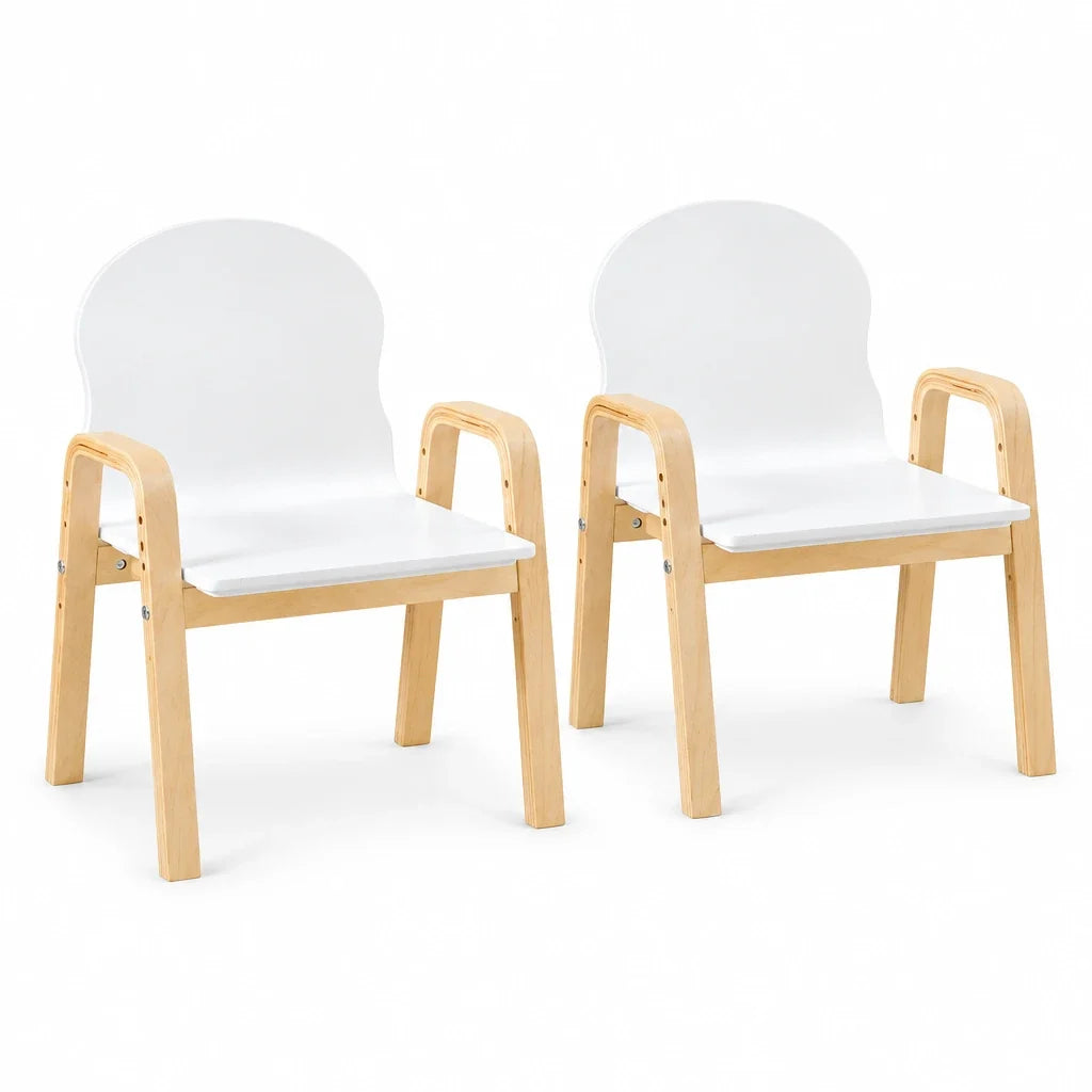 Lot de 2 chaises enfant réglables à accoudoirs Lilla Kids